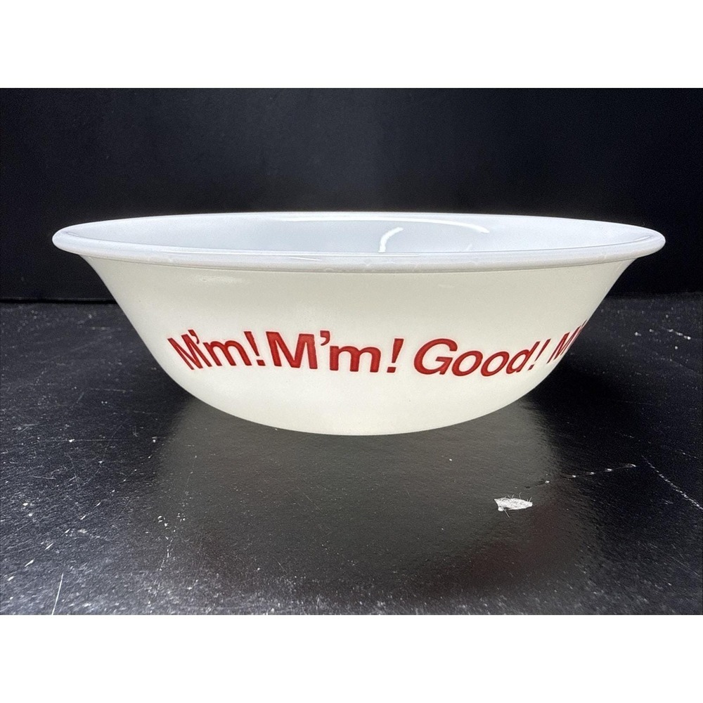 Vintage Corelle Campbell's Soup Bowl Mm! Mm! Good!  6-1/4" Dia 16 oz‎